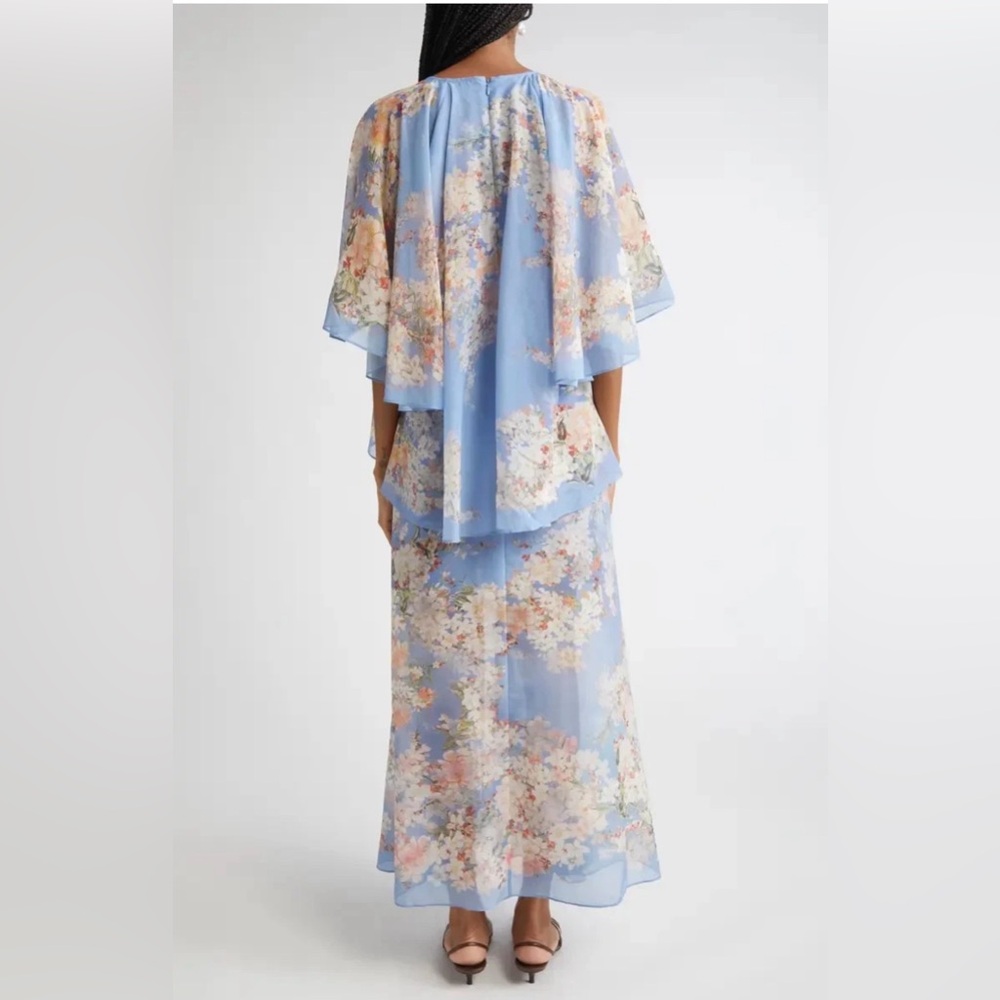 Zimmermann Cascadian Tiered Georgette Maxi Dress - Picture 4 of 10